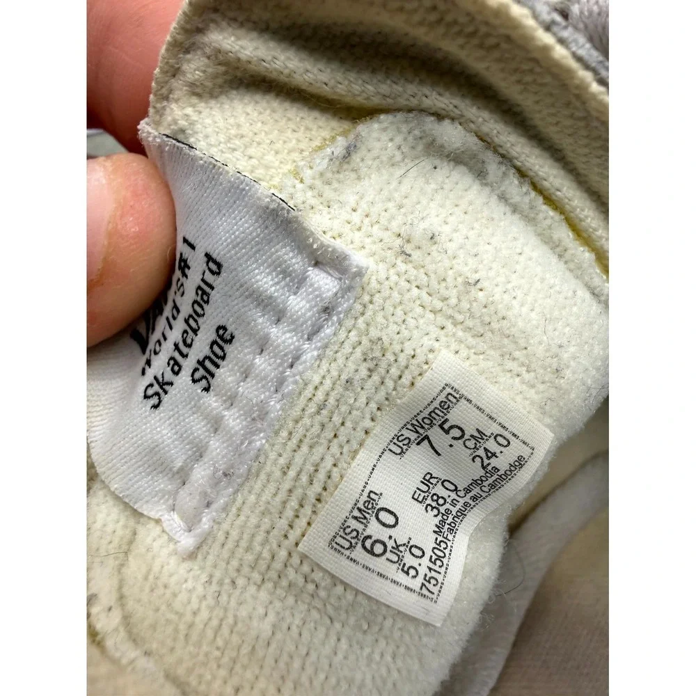 Vans Sk8-Hi Womens 7.5 Sneaker Gray Suede High Top Lace‎ Up Skateboard Shoes